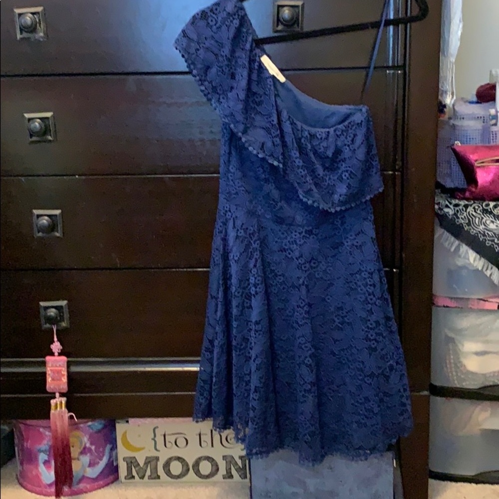 One Shoulder Homecoming Dress